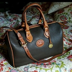 Vintage Dooney & Bourke Satchel R38 Brown AWL